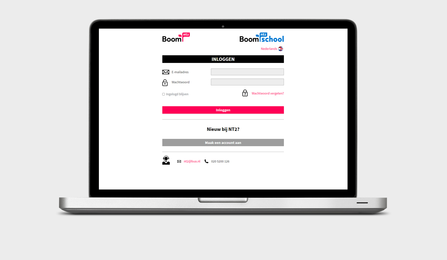 Easy login for NT2School.nl and NT2.nl